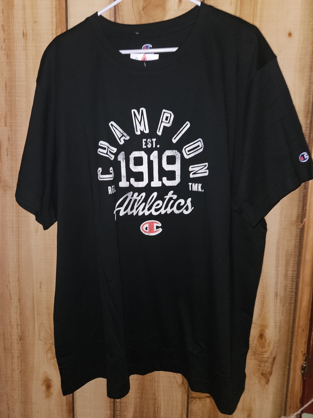 Champion Black Graphic '1919 Athletics' Tee